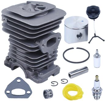 40Mm Cilinder Zuiger Kit Voor Husqvarna 136 137 141 142 Kettingzaag Repalce 530069941 Tankdop Filter Lijn Naaldlager