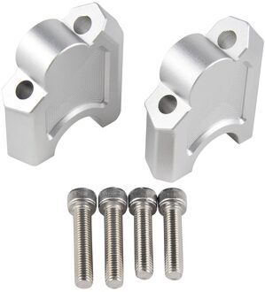 40Mm Motorcycle Stuur Risers Clamp Mount Voor Honda CRF1000L Afrika Twin Crf 1000L Crf 1000 L stuur Lifter zilver