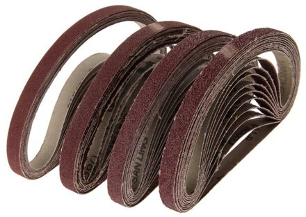 40Pcs 13X457Mm Schurende Schuurbanden Schuren Papier voor Riem Sanders Bench Grinder Grit 40 60 80 120 Slijpen Polijsten Tool