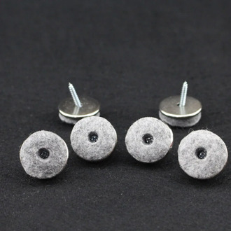40PCS 20/24/28mm Round No-noise Furniture Table Chair Feet Legs Glides Skid Tile Felt Pad Floor Nail Protector