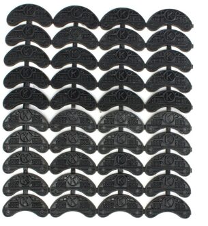40Pcs 20-Paar Rubber Hak Savers Teen Platen Kranen Diy Schoen Reparatie Pads Maat: 56*24*3.1Mm