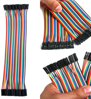 40PCS 20cm Female to Female Dupont Wire Jumper Cable 1P-1P Connector for Arduino