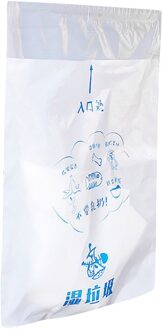 40Pcs Auto Vuilniszak Wegwerp Met Een Sterke Sticky Strip Draagbare Vuilniszak Auto Vuilniszak Vuilnis Wegwerp tas blauw