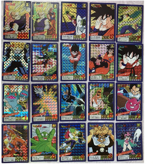 40pcs Cards DRAGON BALL Z Goku Broly Flash Card Action Toy Figures Commemorative Edition Game Flash Card Collection Cards
