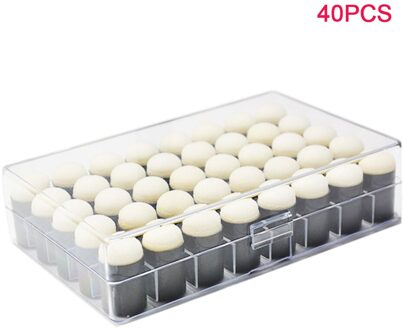 40Pcs Craft Handgemaakte Met Doos Scrapbooking Diy Stempelen Spons Daubers Tool Inkt Pad Verf Kids Vinger Multifunctionele
