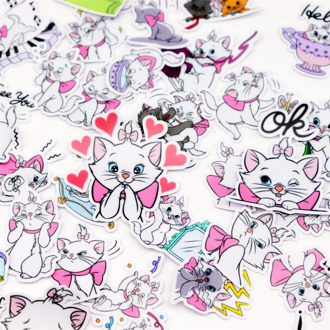 40pcs Creative kawaii self-made cat stickers/scrapbooking stickers /decorative /DIY photo albums waterproof/Notebook diary