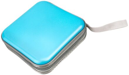 40Pcs Draagbare Disc Cd Dvd Wallet Organizer Case Dozen Houder Cd Mouwen Hard Bag Album Box Gevallen Met rits F