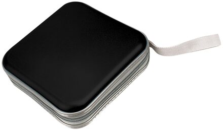 40Pcs Draagbare Disc Cd Dvd Wallet Organizer Case Dozen Houder Cd Mouwen Hard Bag Album Box Gevallen Met rits