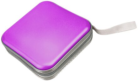 40Pcs Draagbare Disc Cd Dvd Wallet Organizer Case Dozen Houder Cd Mouwen Hard Bag Album Box Gevallen Met rits
