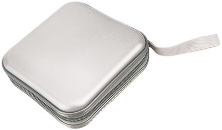 40Pcs Draagbare Disc Cd Dvd Wallet Organizer Case Dozen Houder Cd Mouwen Hard Bag Album Box Gevallen Met rits