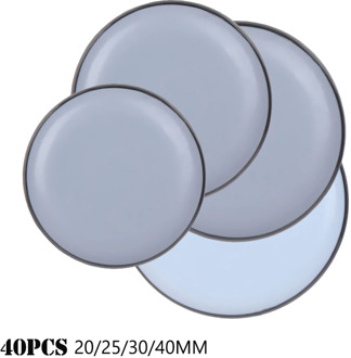 40Pcs Easy Move Heavy Thickening Furniture Leg Slider Pads Self-Adhesive Floor Mat Floor Protector Anti Noisy Anti-abrasion