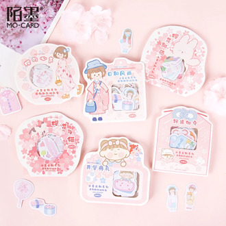 40pcs/pack Kawaii Japanese Label Stickers Set Decorative Stationery Stickers Scrapbooking Diy Diary Album Stick Lable