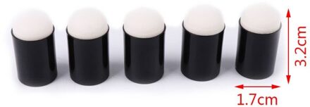 40Pcs Vinger Spons Daubers Schilderen Inkt Pad Stempelen Borstel Craft Case Art Tool