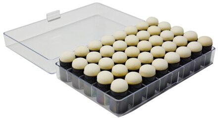 40Pcs Vinger Spons Daubers Voor Schilderij Tekening Inkt Ambachten Krijt zwart