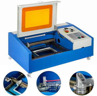 40W CO2 Upgraded Laser Engraving Machine Wood Laser Cutter Machine 300x200mm