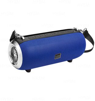 40W High Power Draadloze Bluetooth Draagbare Outdoor Kolom Bass Krachtige Bt Speaker Caixa De Som Radio Altavoces Voor Pc luidsprekers Blauw