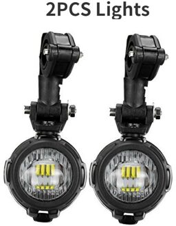 40W Led Fog Extra Licht Montage Kit Veiligheid Rijden Motorfiets Passeren Lampen Voor Bmw R1200GS F800GS Adv F700GS F650GS k1600