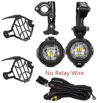40W Led Fog Extra Licht Montage Kit Veiligheid Rijden Motorfiets Passeren Lampen Voor Bmw R1200GS F800GS Adv F700GS F650GS k1600