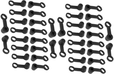 40X Remontluchter Schroef Caps Vet Zerk Voor Frosting Cap Stofkap Zwart