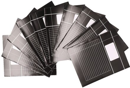 40x zwarte A5 lijntjes schriften pakket - Schriften