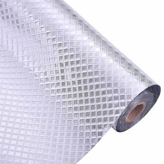 40X200CM Keuken Olie-Proof Waterdicht Stickers Aluminiumfolie Fornuis Kast Zelfklevende Muur Sticker Diy Behang