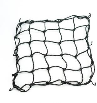 40X40 Cm Motorfiets Vaste Helm Touw Bagage Netto Riem Duurzaam Reflecterende Motocross Reflecterende Helm Kofferbak Netto Universele zwart