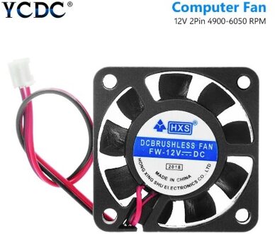 40x40mm 2 Pin Black Desktop CPU Heatsink Cooler Cooling Fan DC 12V 4010 Model 7