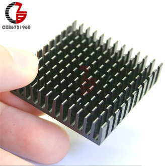 40x40x11mm Aluminum Heatsink Cooling Heat Sink Radiator Heat Dissipation for LED Power Memory Chip IC Transistor PC Board DIY