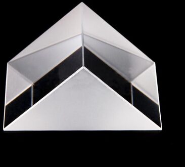 40X40X40MM Haakse Gelijkbenige Prisma 90 Graden Totale Reflectie Prisma Fysieke Experiment Ray Breking Optische Glas