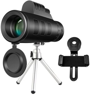 40X60 Hd Monoculaire Clear Nachtzicht Telescoop Met Mobiele Telefoon Statief Houder Voor Outdoor Sport Camping Reizen