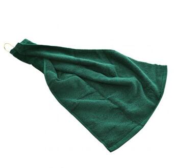 40x60cm Golf Handdoek Microfiber Licht Gewicht Sneldrogend Sport Handdoek Wateropname Tri-Fold Katoen handdoek met Clip groen