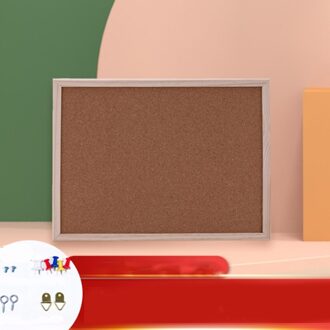 40X60Cm Kurk Boord Tekentafel Kurk Boord Tekentafel Grenen Frame White Boards Home Office Decoratieve B 30x40cm