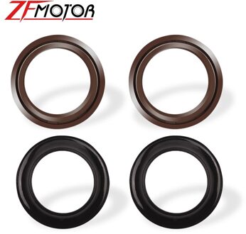 41 54 Motorfiets Onderdelen Voorvork Demper Olie Afdichting Voor Kawasaki ZZR400 Z1000 KDX125 ZR400 Voor Suzuki GSX750F GSXR750 GSX1100F a reeks bruin