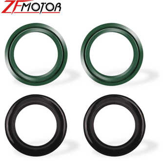 41 54 Motorfiets Onderdelen Voorvork Demper Olie Afdichting Voor Kawasaki ZZR400 Z1000 KDX125 ZR400 Voor Suzuki GSX750F GSXR750 GSX1100F a reeks groen
