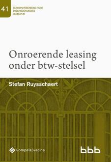 41-Onroerende Leasing Onder Btw-Stelsel - Beroepsvereniging Voor Boekhoudkundige Beroepen - Stefan Ruysschaert