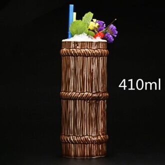 410Ml Keramische Tiki Mok Creatieve Porselein Bier Wijn Mok Cup Bar Tool
