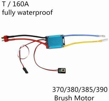 410Mm X 190Mm X 60Mm Borstelloze Elektrische Hoge Snelheid Boot Plastic Romp Geel Wit 160A ESC