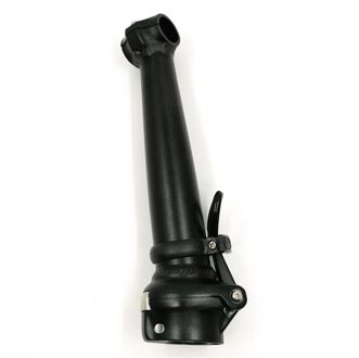 412 Vouwfiets Stuurpen 25.4mm-Stuur 28.6mm-Vork 21.5cm Dubbele Moer Bevestiging Naar Binnen Vouwen Stuurpen Buis Zwart /zilver 21.5cm zwart