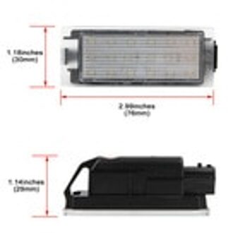 415 Kentekenverlichting 18 Leds 453 Voor Smart Fortwo Forfour Gloednieuwe