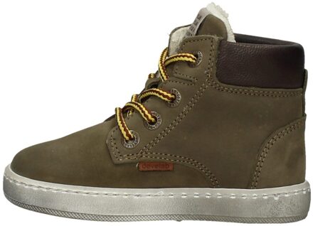 41855 Hoge sneakers - Jongens - Groen - Maat 23