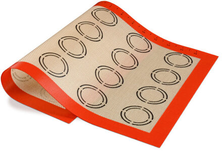 42*29.5Cm Siliconen Bakken Mat Non-stick Bakken Liner Voor Cake Cookie Bitterkoekje Gebak Oven Mat Fondant bakvormen