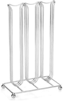 42 Koffie Capsules Pods Houder Ruimtebesparend Dispenser Opslag Stand Display Rack Organizer Zilver