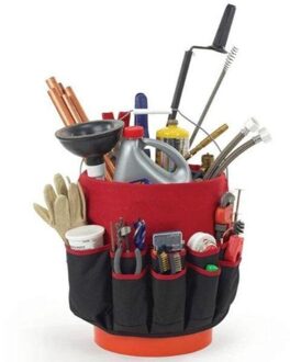 42 Zakken Emmer Tool Organizer Pouch Opbergtas 42 Grids Pocket Tuinieren Gereedschapstas Tuin Tool Pouch Hand Tool Bag planten P