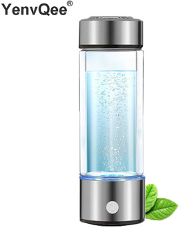 420ML 3Mins Hydrogen-Rich Water Cup Lonizer Alkaline Maker Rechargeable Super antioxidants ORP Hydrogen Bottle