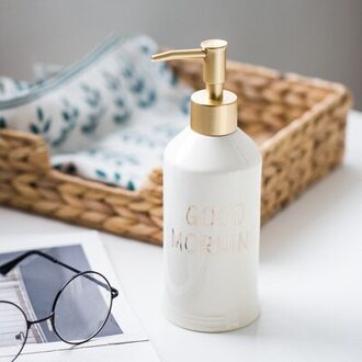 420ml Nordic Keramische Emulsie Lege Fles Zeepdispenser Badkamer Vloeibare Zeep Schotel Hotel Club Handdesinfecterend Douchegel Shampoo