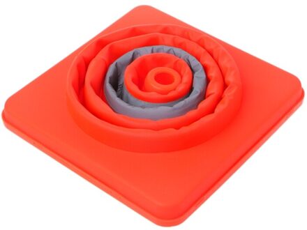 42Cm Vouwen Road Veiligheidswaarschuwing Teken Verkeer Kegel Oranje Reflecterende Tape