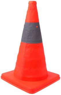 42Cm Vouwen Road Veiligheidswaarschuwing Teken Verkeer Kegel Oranje Reflecterende Tape