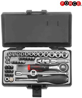 42pc 1/4" 6pt. Flank socket set 2421