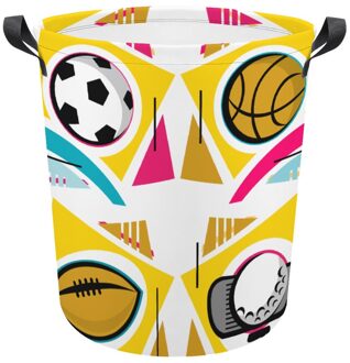 42X44Cm Opvouwbare Wasmand Ronde Opslag Mand Grote Capaciteit E Mand Kinderen Opslag Speelgoed Doos Duurzaam Opslag wasmand 1