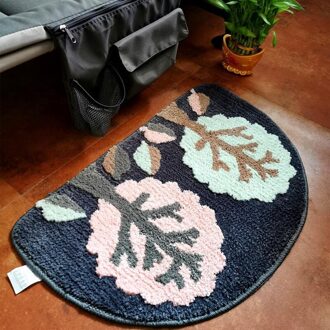 42X60Cm Leuke Cartoon Bloem Patroon Deurmat Beschermende Vloer Welkom Matten Voor Voordeur Moderne Badkamer Keuken Niet-Slip Mat 08